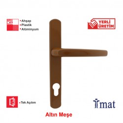 İmat Oval Filiz 28-85 (Dar Ayna) Kapı Kolu 8003 Altın Meşe