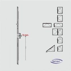 Fornax Çift Aç. İsp. - KYO. Standart Pim 15 mm 1585-2000 mm.