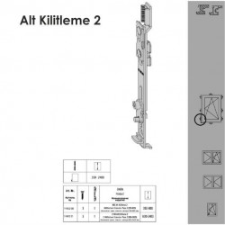 Kale Safir Ç.A. İspanyolet Alt Elemenı 2100 (800-2400)